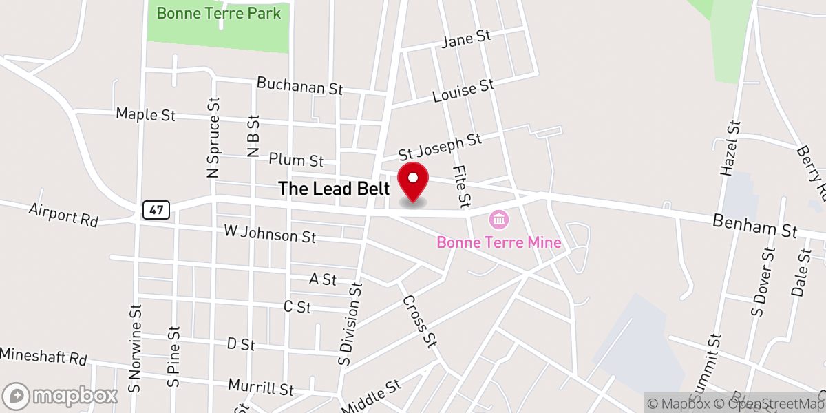 Map showing location of Centenary United Methodist Church