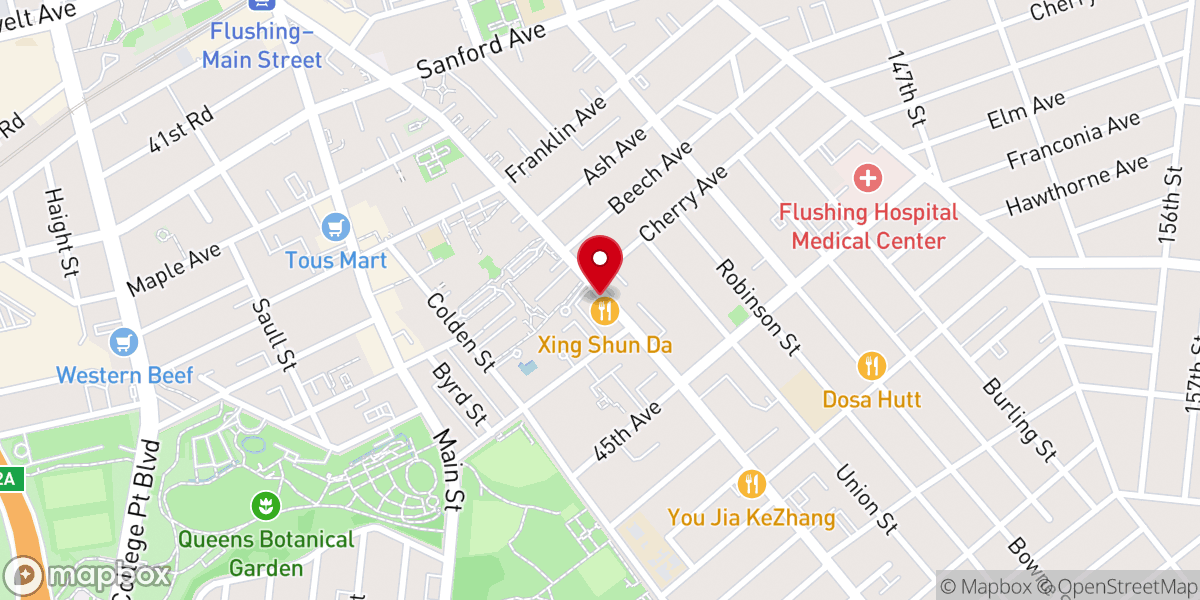Map showing location of Iglesia De Cristo De Queens Inc