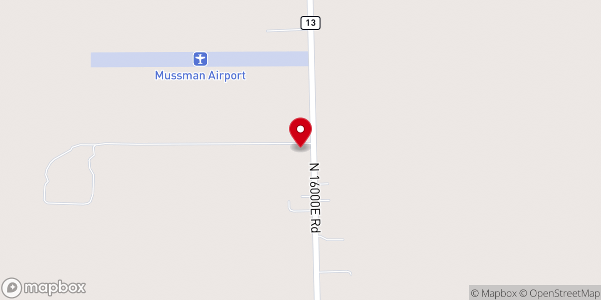 Map showing location of St Paul Lutheran Church