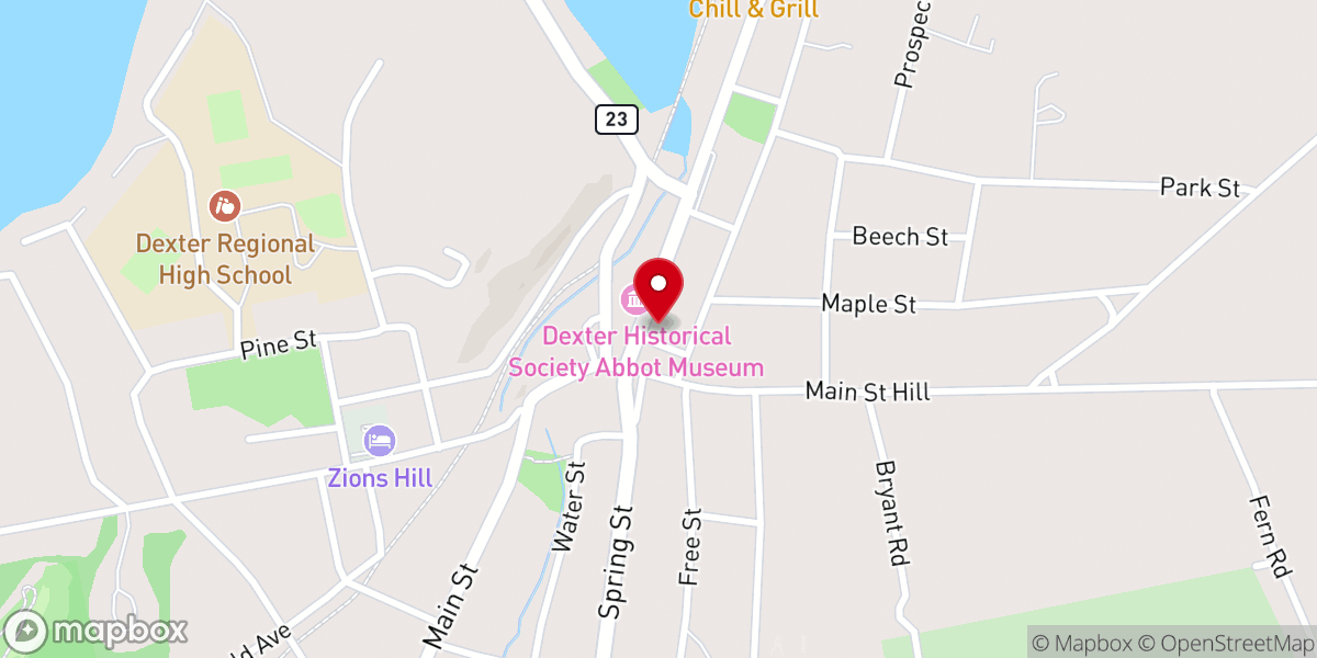 Map showing location of Christ the Savior Orthodox Chapel - Dexter
