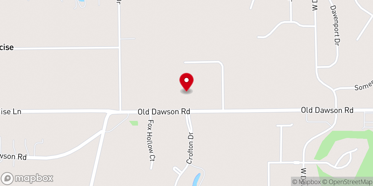 Map showing location of Northgate Presbyterian Church