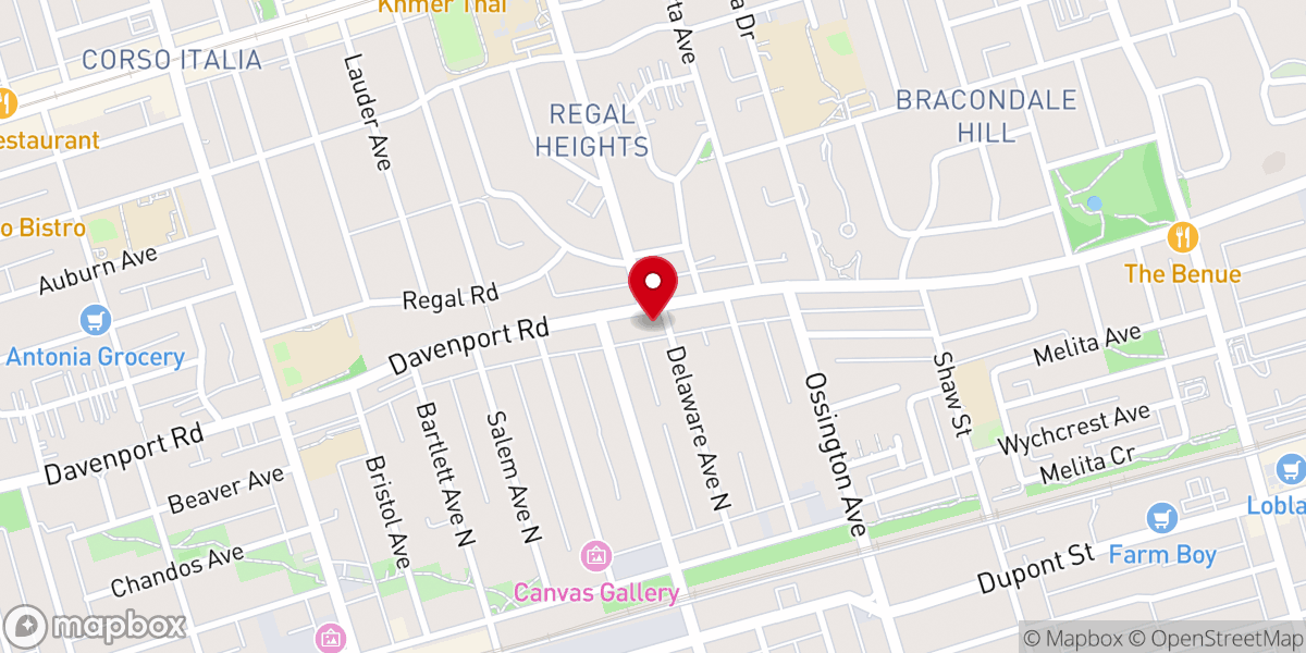 Map showing location of Galilee Korean Presbyterian Church