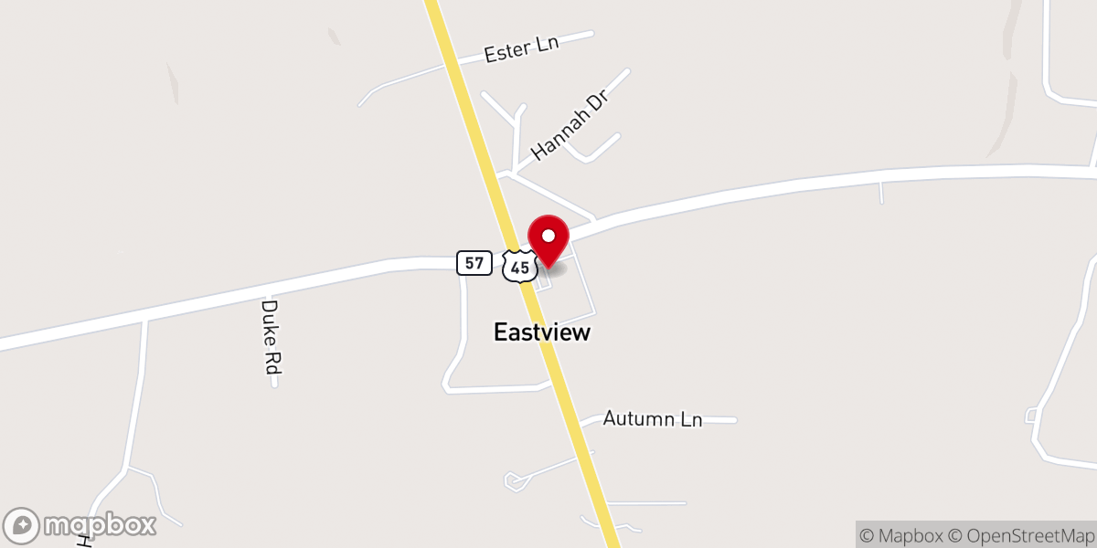 Map showing location of Love's Travel Stop