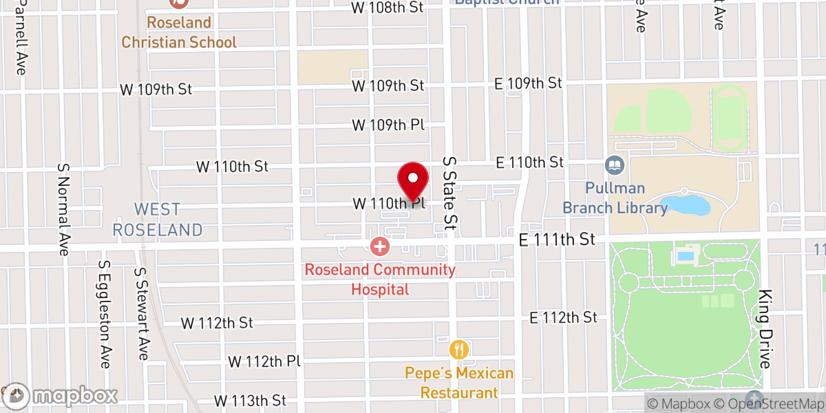 Map showing location of Spirit and Truth Outreach C O G I C Inc NFP