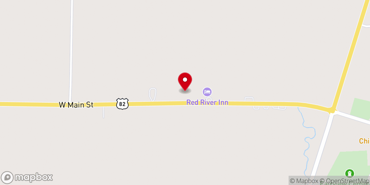 Map showing location of Church of Christ