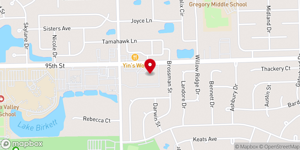 Map showing location of Wheatland Salem Church