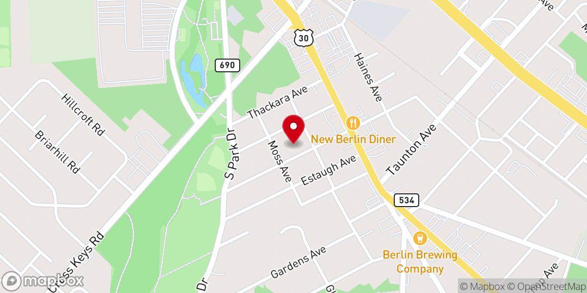 Map showing location of Church of the Good Shepherd