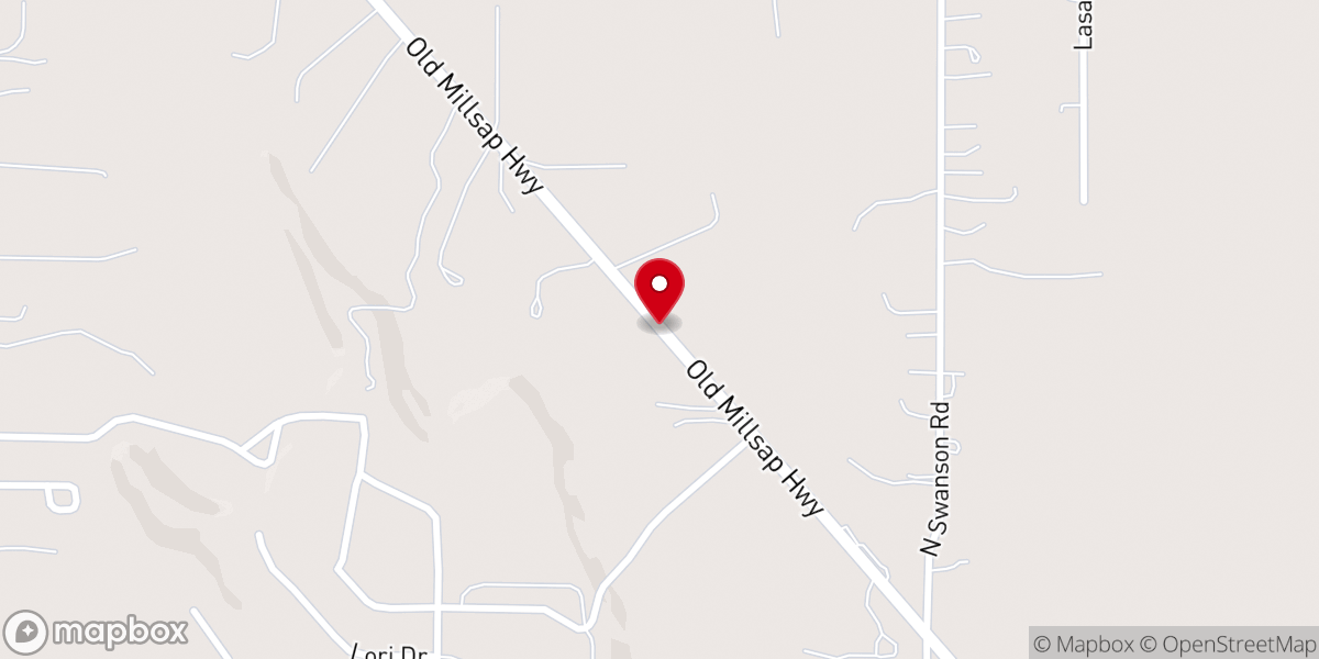Map showing location of Sturdivant Church of Christ