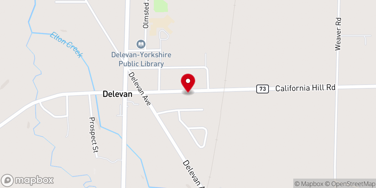 Map showing location of M & M Creative Treasures and Resale