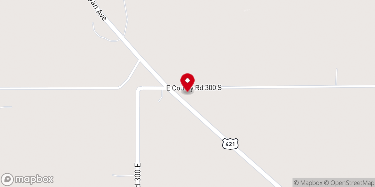 Map showing location of Sandcreek Baptist Church