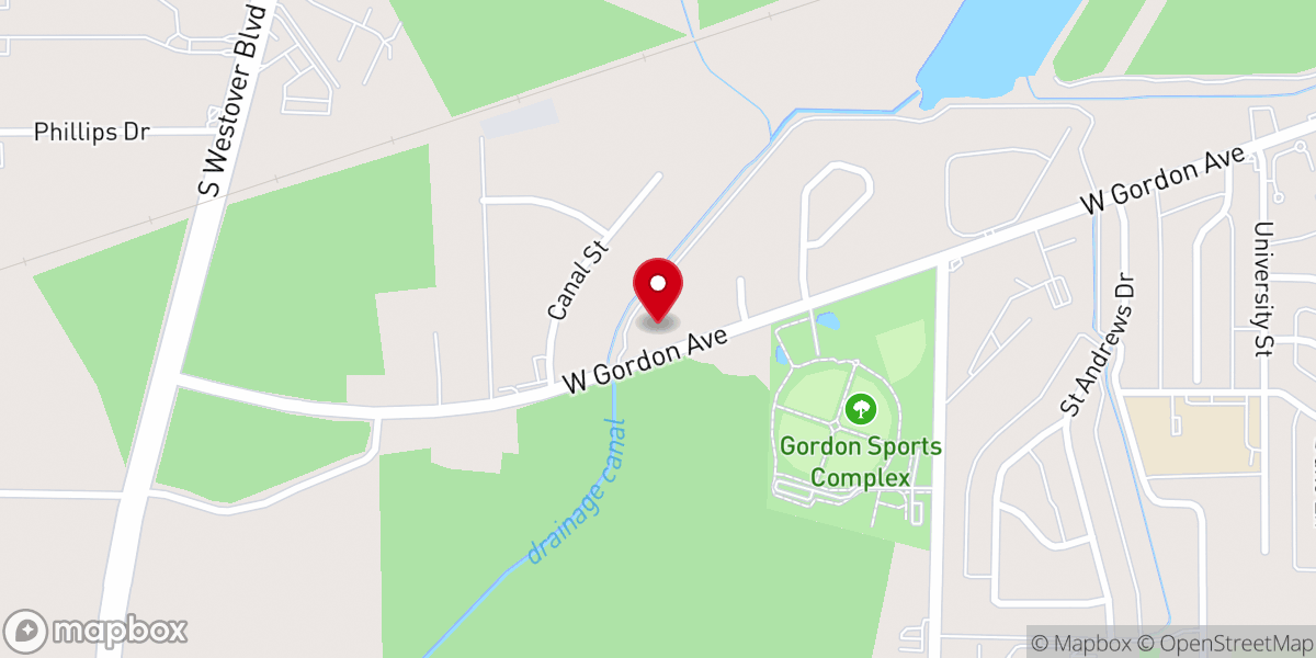 Map showing location of Metropolitan Baptist Church