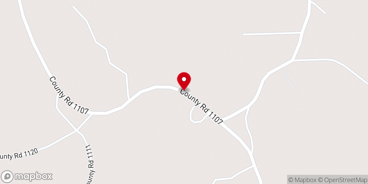 Map showing location of Mt pleasant MB church