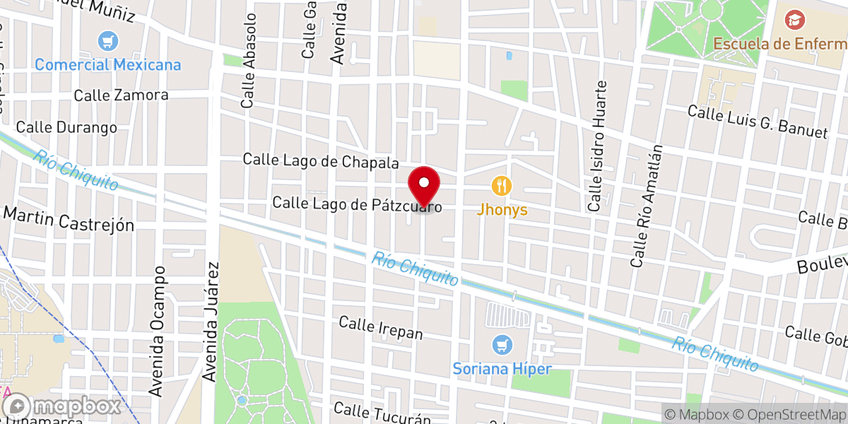 Map showing location of Parroquia de la Medalla Milagrosa