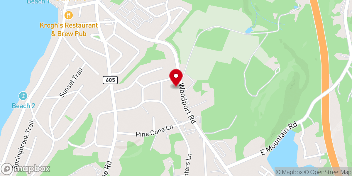 Map showing location of First Church of Christ, Scientist