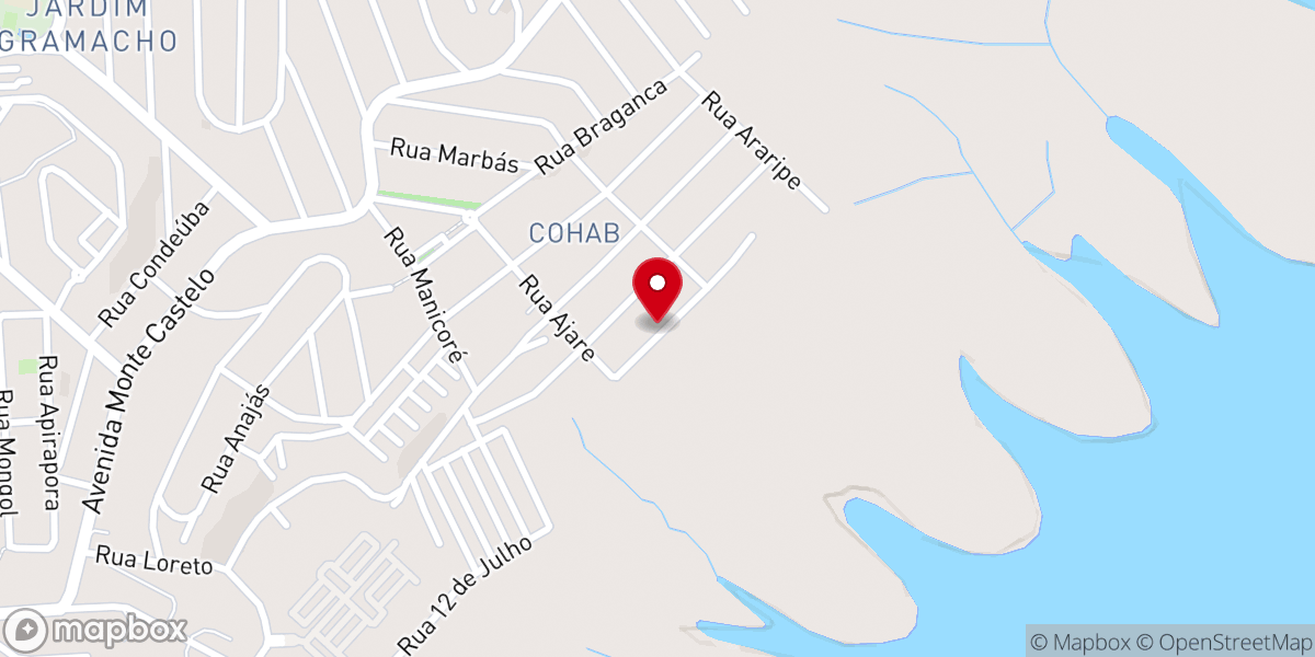 Map showing location of IGREJA PENTECOSTAL CASA DE ORAÇÃO MINISTERIO RAIZ DE JESSÉ