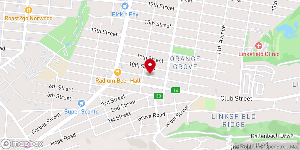 Map showing location of St. Augustine of Canterbury Anglican Church