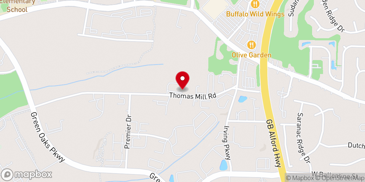 Map showing location of Carolina Brewing Company