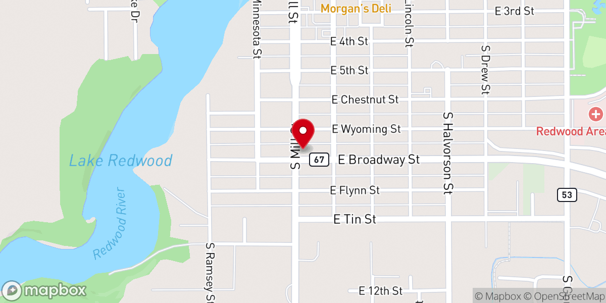 Map showing location of Steve & Sons Painting LLC & Diamond Vogel paint store