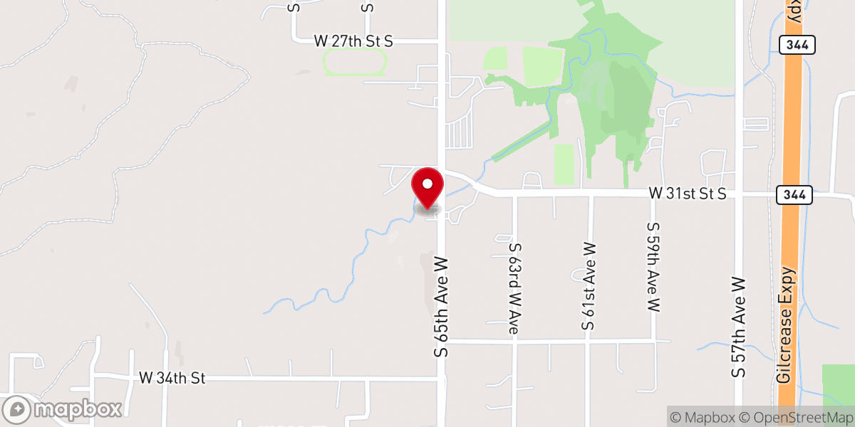 Map showing location of New Home Free Will Baptist Church
