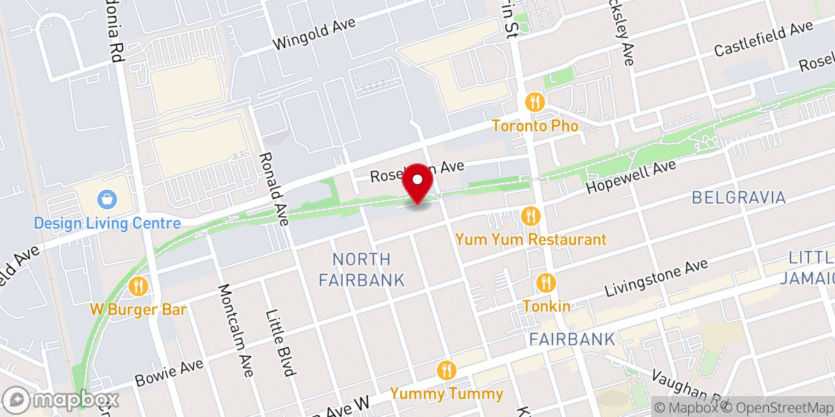 Map showing location of Jamaat of Ontario