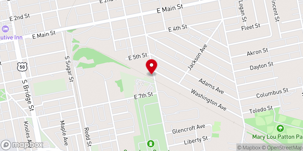 Map showing location of Philadelphia Fellowship