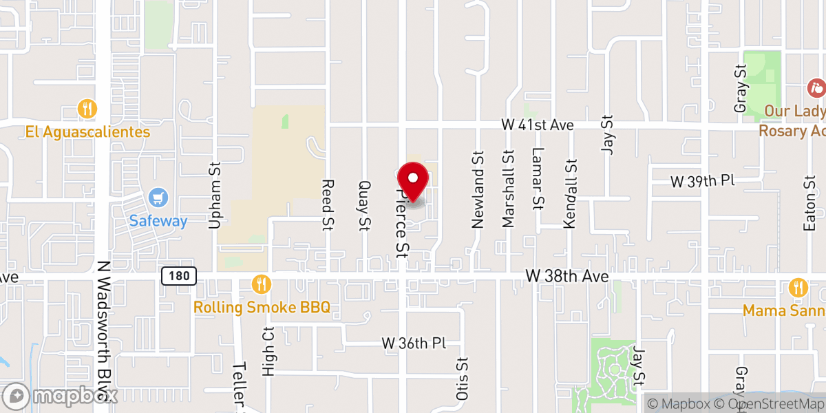 Map showing location of Saints Peter & Paul Roman Catholic Church