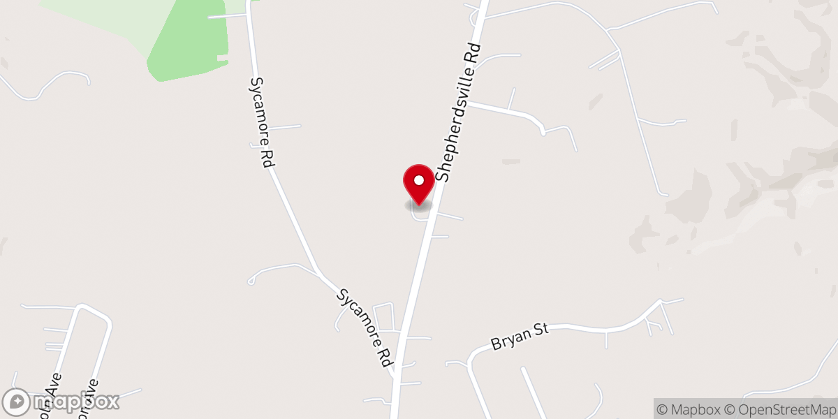 Map showing location of Heavenbound Baptist Church