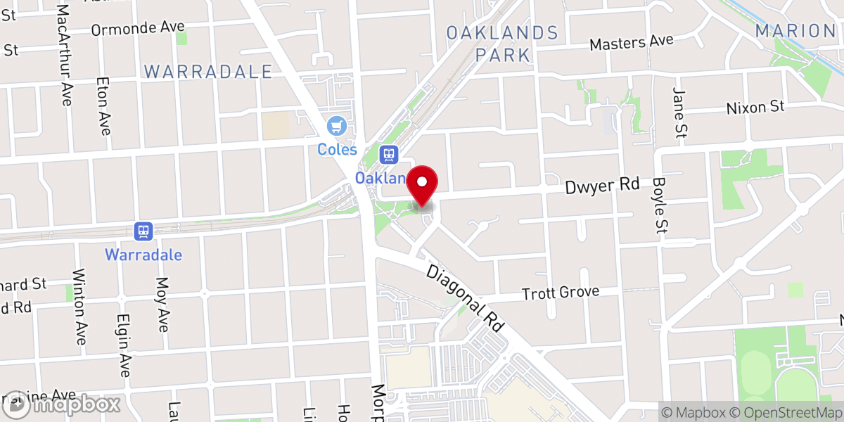 Map showing location of St Elizabeth of Hungary Anglican Church