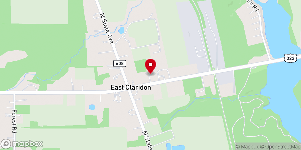 Map showing location of Lighthouse United Methodist Church
