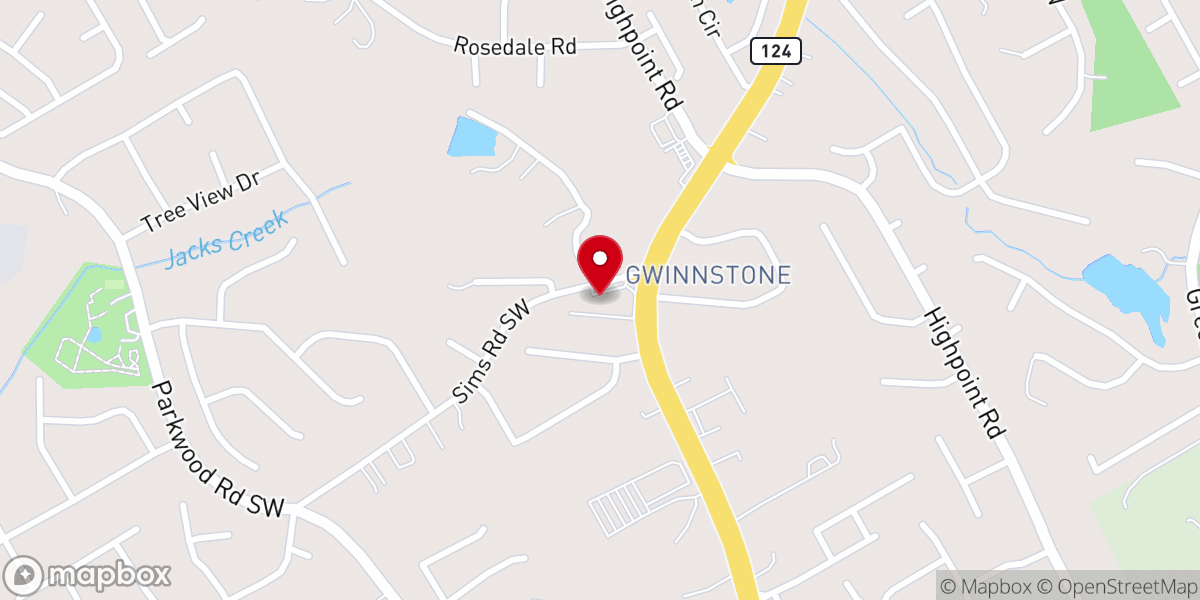 Map showing location of LifePointe United Pentecostal Church