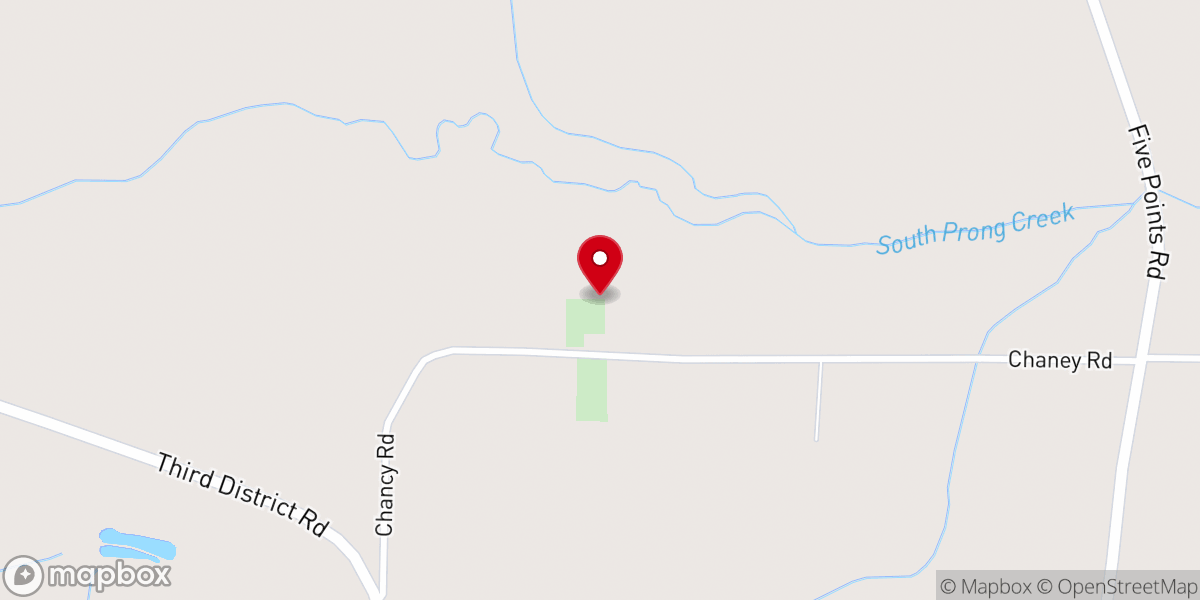 Map showing location of Mt. Moriah Missionary Baptist Church