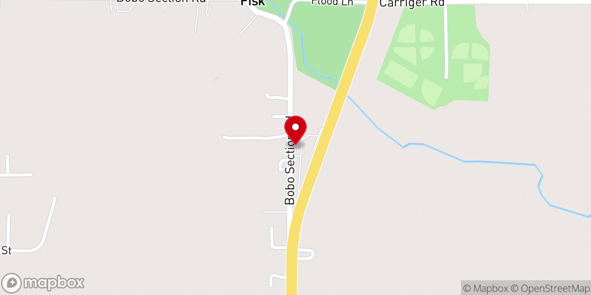 Map showing location of Grace Family Worship Center of Hazel Green