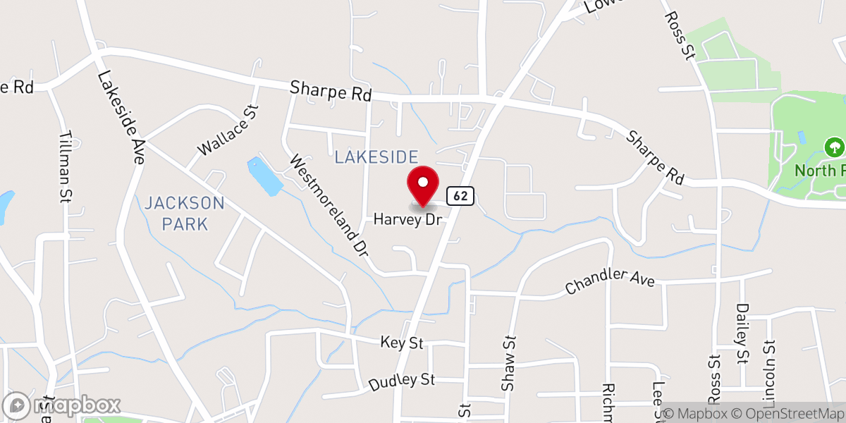 Map showing location of Church of the Rabid Feral Roolman