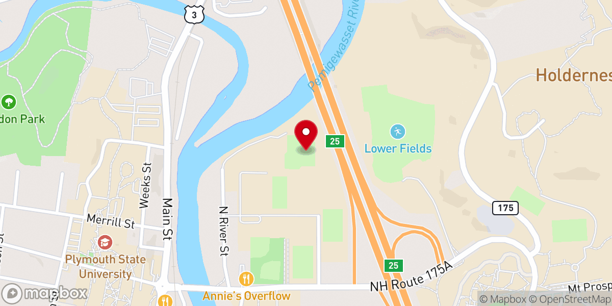 Map showing location of Parish Field