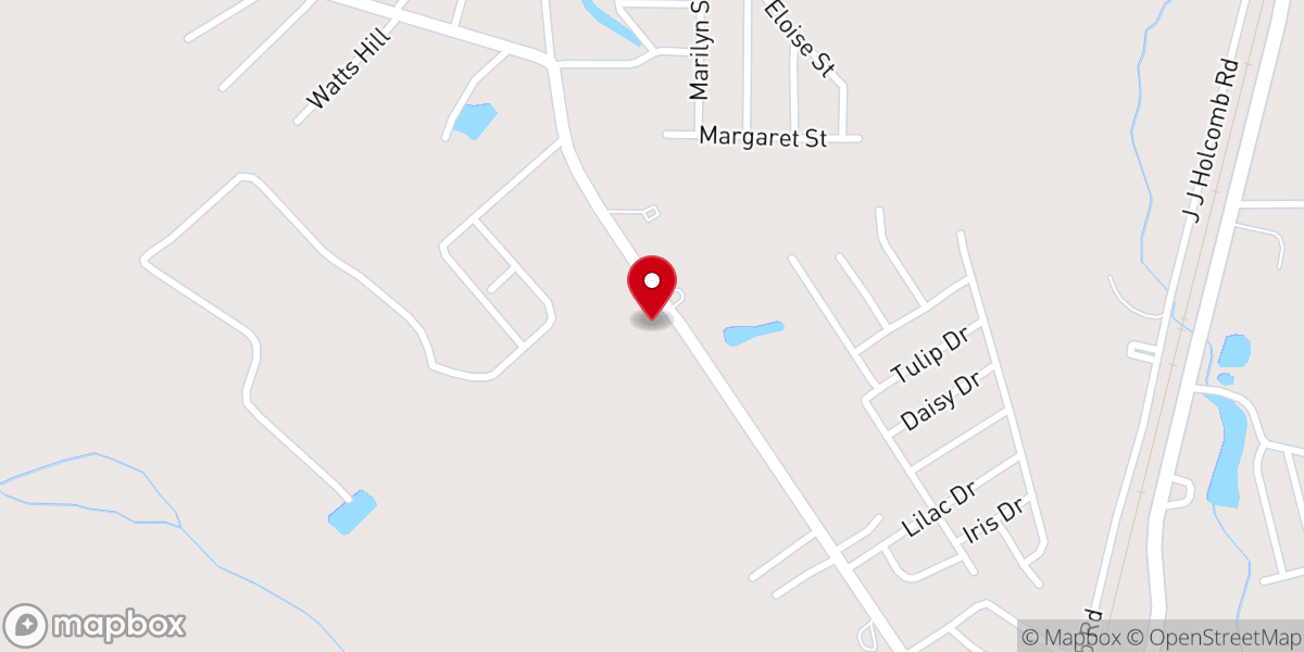 Map showing location of Old Palestine Church