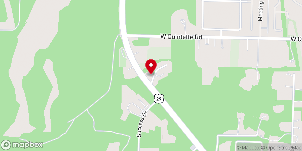 Map showing location of St Luke Miss Baptist Church