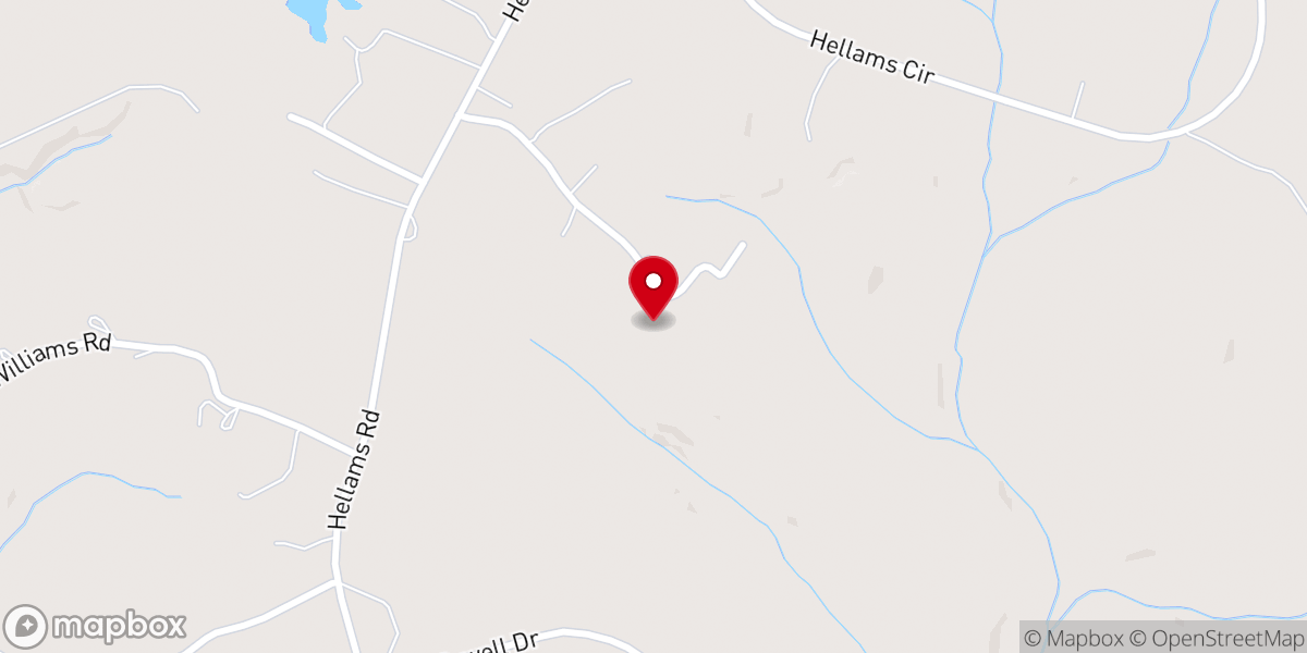 Map showing location of Campbell Chapel Baptist Church