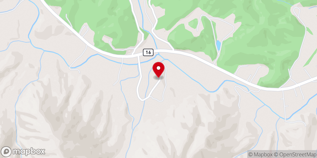 Map showing location of Vision Baptist Church