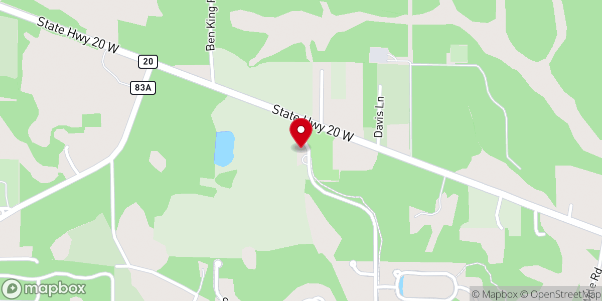 Map showing location of Hammock Bay
