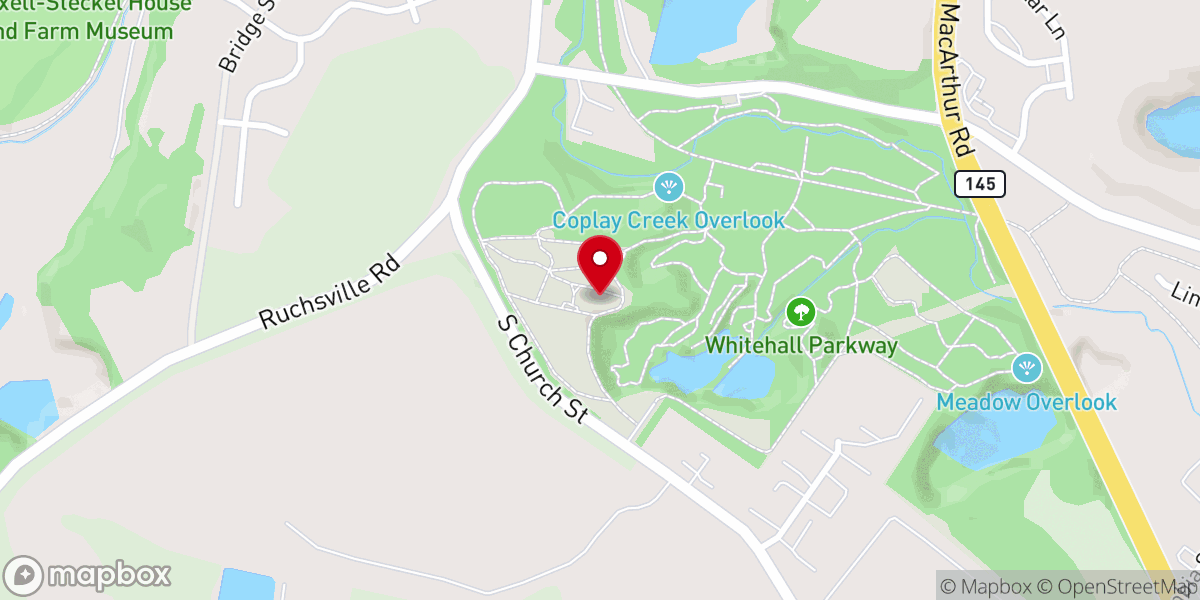 Map showing location of Whitehall Parkway