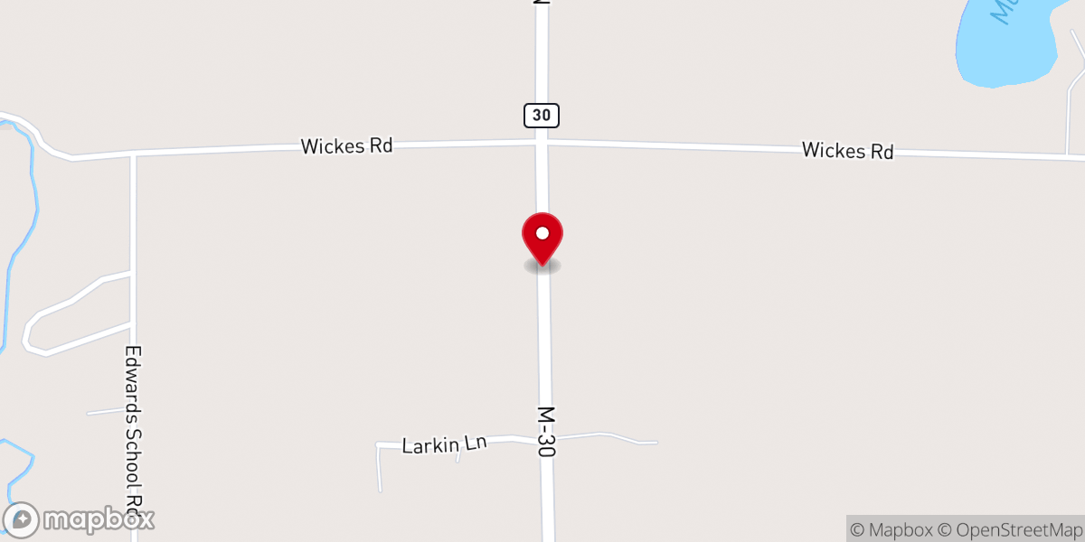 Map showing location of Mt Zion Tabernacle