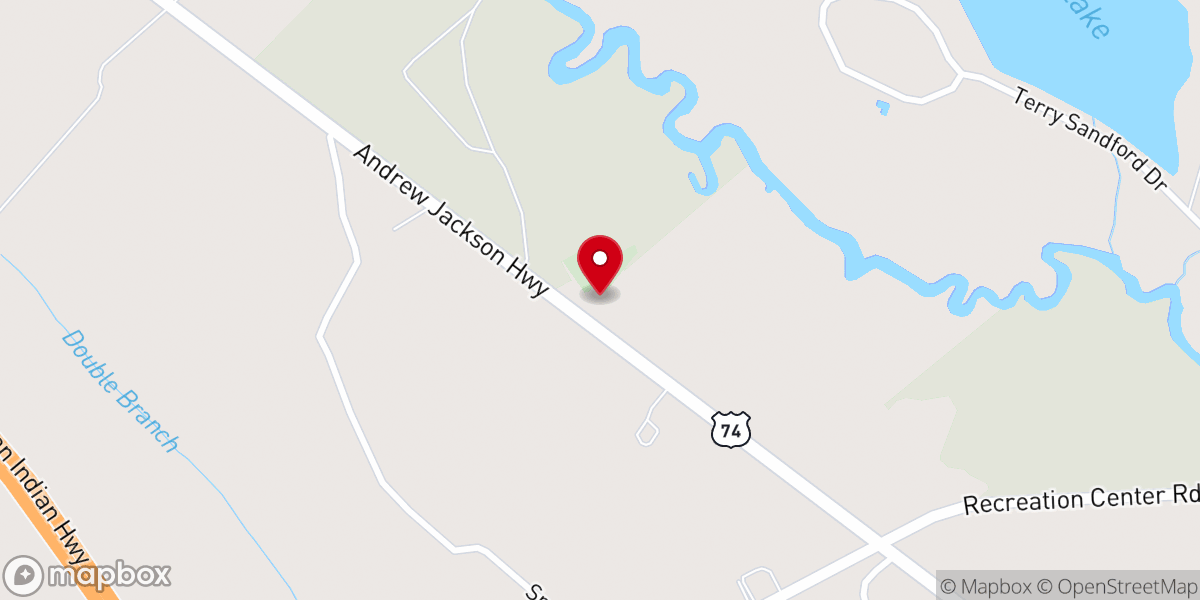 Map showing location of White Hill Baptist Church