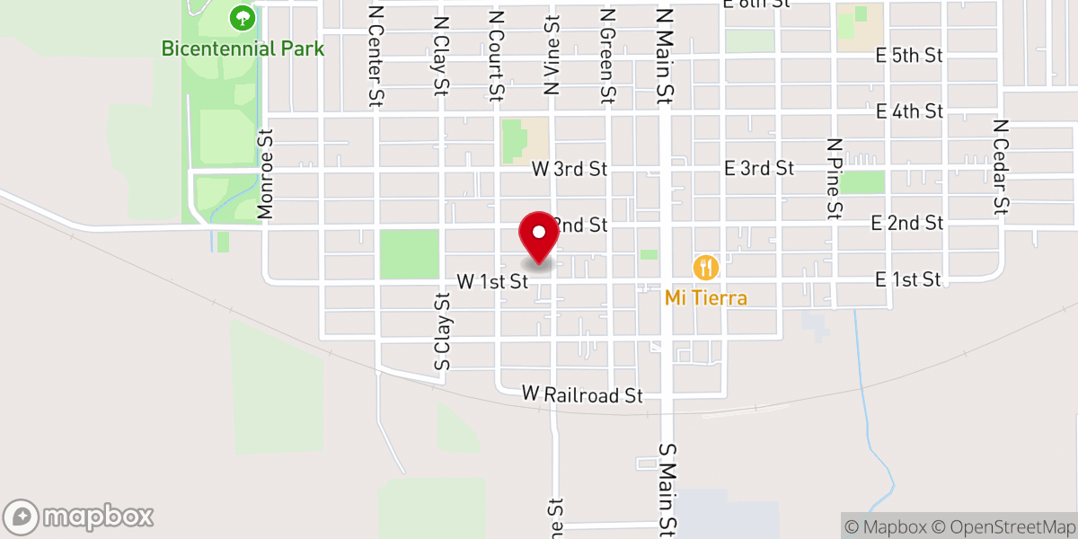 Map showing location of Living Joy Community Church