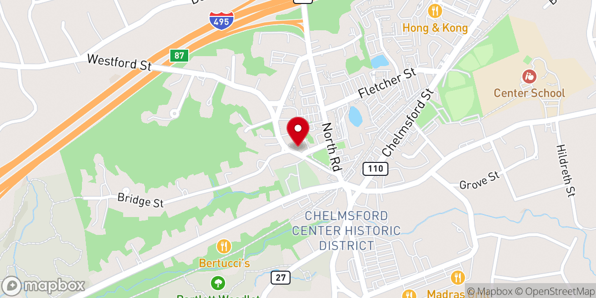 Map showing location of Journey Church on the Common