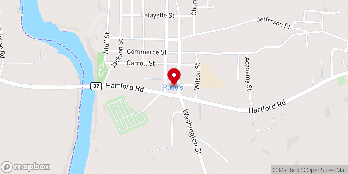 Map showing location of Fort Gaines Baptist Church