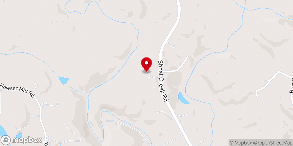 Map showing location of Cold Creek Farm