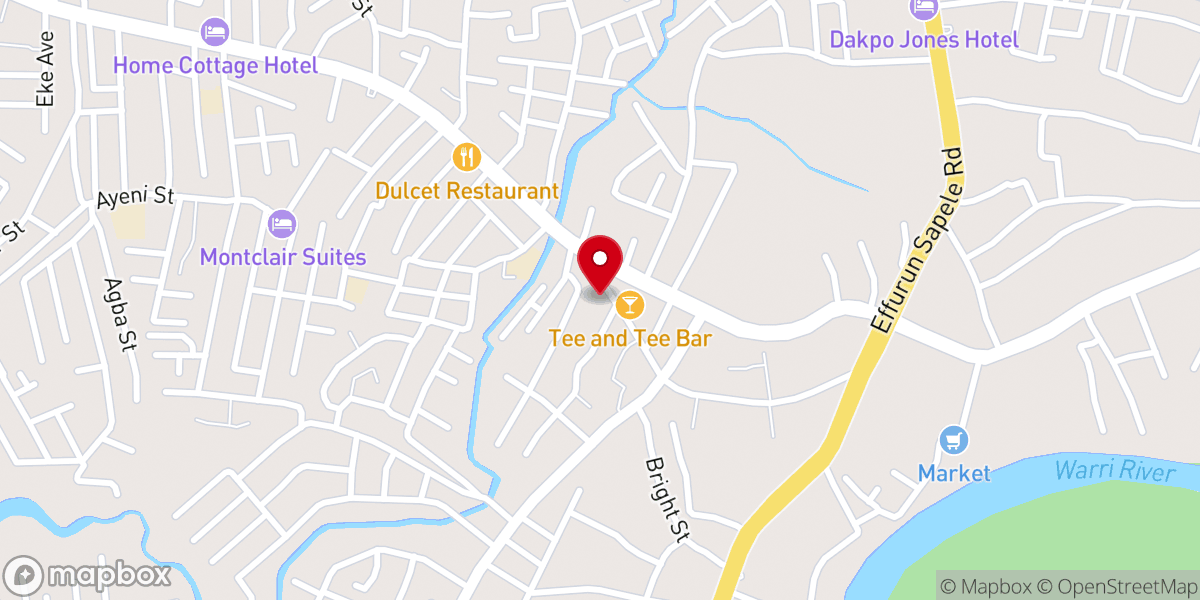 Map showing location of Corpus Christi Catholic Church