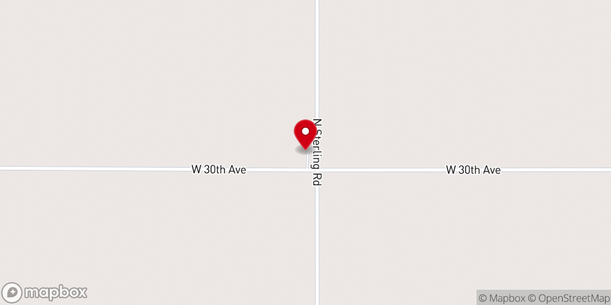 Map showing location of Sterling Evangelical Bible Church