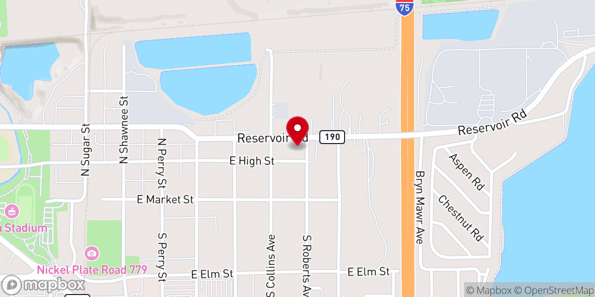 Map showing location of In Faith Ministries International