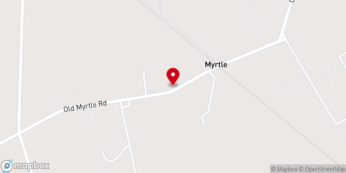 Map showing location of King's Grove Pentecostal Holiness Church